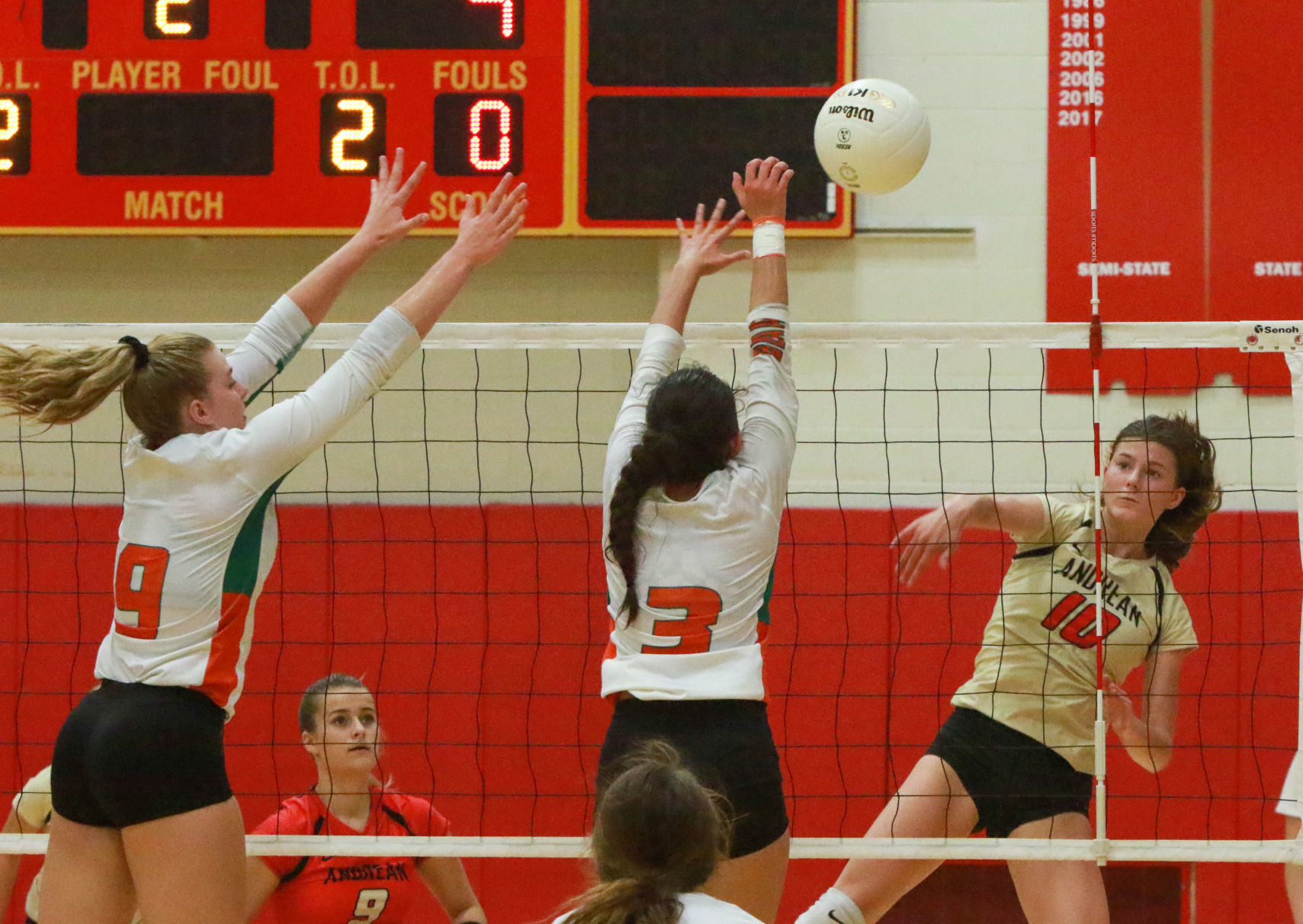 Girls volleyball - Wheeler at Andrean